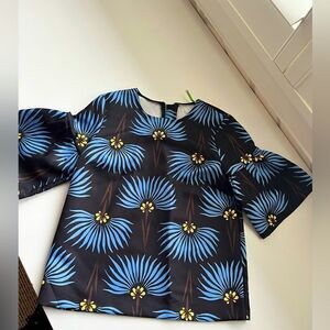 Jade Melody Bell Sleeve Blouse Size L
